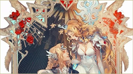 fantasy kunstgalerij met verschillende karakterillustraties